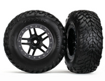 Traxxas SCT Split-Spoke, Satin Chrome, Off-Road Tires 4WD F/R, 2WD Rear - 5889