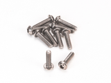 PN Racing M2x8 Titanium UFO Head Hex Machine Screw (10pcs) - 700928