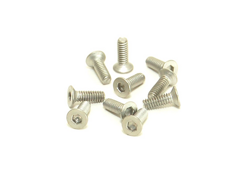 PN Racing M2x6 Titanium Countersunk Hex Machine Screw (10pcs)