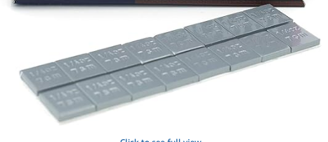 PlatinumRC RC Self Stick Chassis Weight Strip (2) (112g / 4oz)