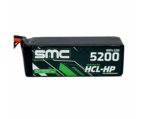 SMC HCL-HP 22.2V-5200mAh-80C Flight Pack - EC5/IC5/SC5 Connector