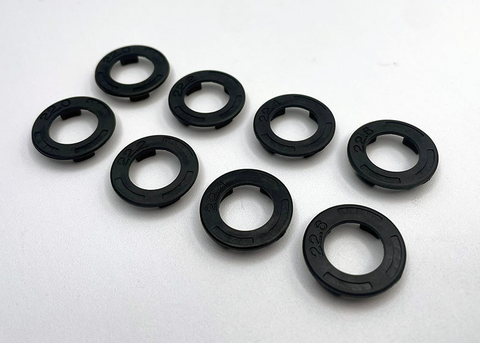 Reflex Racing Speed Dish Side Wall Plate Set (22.0,22.2,22.4,22.6) - Black - RX601B