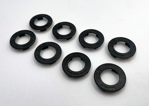 Reflex Racing Speed Dish Side Wall Plate Set (22.40, 22.60, 22.80, 23.00) - Black - RX608B