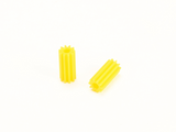 PN Racing PNWC Machine Cut Delrin 64P 10T Long Pinion (2pcs) (Yellow)