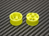 PN Racing Machine Cut Delrin 11x20mm Yellow Flanged Rear Wheel R3 For XBILITY One