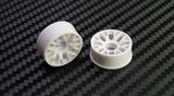 PN Racing Mini-Z 2WD Machine Cut BBS Front Wheel F0 White