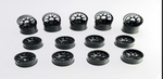 PN Racing Mini-Z 2WD Machine Cut BBS Front Wheel F2 Black