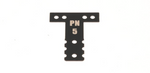 PN Racing Mini-Z MR03/MR04 MM Spring Steel T-Plate #5 (Black)