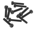 Axial M2.6x12mm Cap Head Screw Black (10)