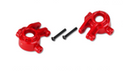 TRAXXAS STEERING BLOCKS RED L&R