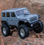 Axial 1/24 SCX24 Jeep Wrangler JLU 4X4 Rock Crawler Brushed RTR, Gray