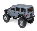 Axial 1/24 SCX24 Jeep Wrangler JLU 4X4 Rock Crawler Brushed RTR, Gray