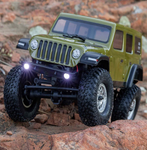 Axial 1/24 SCX24 Jeep Wrangler JLU 4X4 Rock Crawler Brushed RTR, Green