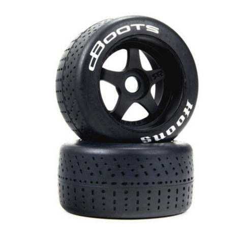 ARRMA dBoots Hoons 53/100 2.9 Tire Set Silver 5-Spoke (2)