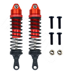 PlatinumRC Rear 110mm Aluminum Body Oil Filled Shocks Traxxas 2WD/4WD - Red