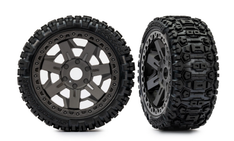 TRAXXAS T&W 3.0 GRAY WHL/SLDGHMMR TIRE - 9073