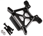 Hot Racing Aluminum Front Shock Tower for Rustler 4X4 (Black)