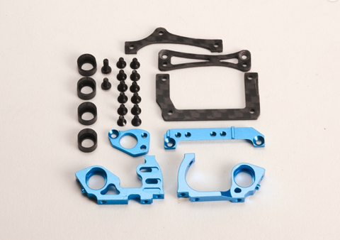 PN Racing Mini-Z V5 LCG 98mm Motor Mount (Blue)