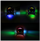 PowerHobby 1/8 Aluminum High Speed LED Lights Cooling Fan Heatsink Mount Blue