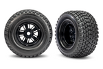Traxxas Funco Rear Wheels w/ Gravix Tires Black - 10947