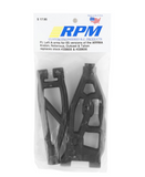 RPM Arrma Kraton/Outcast 6S Front Left Upper & Lower Suspension Arm Set (Black) - RPM81572