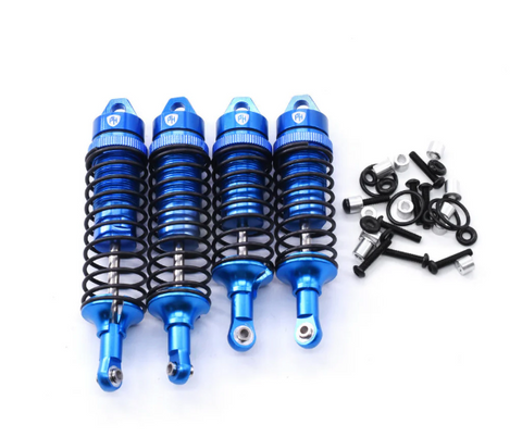 Powerhobby Traxxas Front & Rear Shocks FOR Traxxas 1/10 2WD / 4WD - Blue