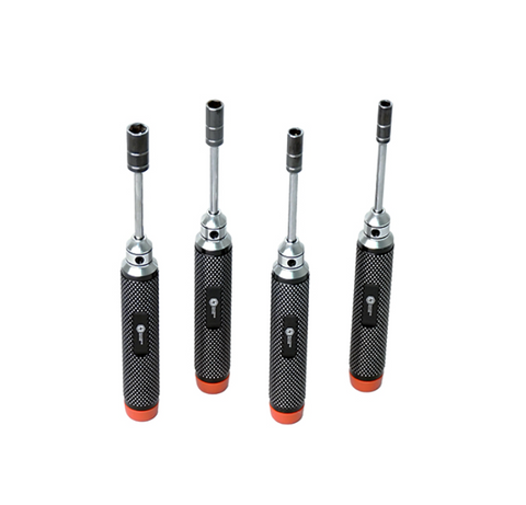 Racers Edge Machined Metric Nut Driver Set 4/5/5.5/7
