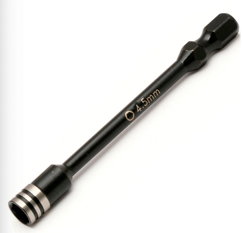 Powerhobby Nut Driver Bit 4.5mm 1/4" Steel Drive Tip - PHT101
