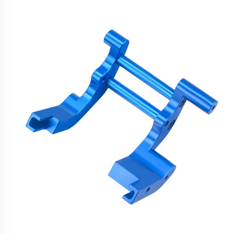 Powerhobby Aluminum Rear Motor Guard Blue FOR Traxxas Slash Stampede Rustler Bandit