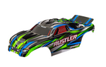 Traxxas Rustler 2WD Green Clipless Body - 3721-GRN