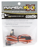 Castle Creations Mamba XLX 2 Receiver Harness w/Switch