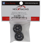 NEXX Racing Mini-Z RWD "JUD" EVO Front Threaded Side-Wall Carbon Fiber Rims (1mm Offset) (Grey) (2)