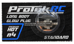 ProTek RC N4 Medium Hot Standard Glow Plug (.12, .15 to .28 Engines) - PTK2554