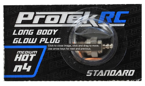 ProTek RC N4 Medium Hot Standard Glow Plug (.12, .15 to .28 Engines) - PTK2554