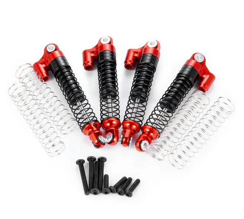 Powerhobby Long Travel 62mm Aluminum Shocks Red FOR Traxxas TRX-4M