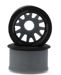 NEXX Racing Mini-Z RWD "JUD" EVO Rear Threaded Side-Wall Carbon Fiber Rims (1mm Offset) (Grey) (2)