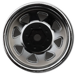 RC4WD 8 Lug Deep Dish Wagon 1.9" Steel Stamped Beadlock Crawler Wheels (Chrome) (4)
