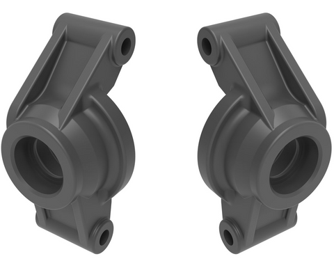 Traxxas Stub Axle Carriers Rear Gray - 10752-GRAY