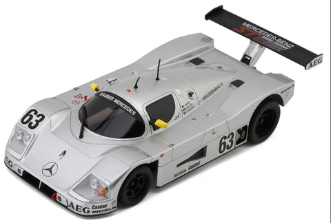 Kyosho Mini-Z MR-03W-LM Sauber Mercedes Groupe C Rennsportwagen C9 Pre-Painted Body (Silver)