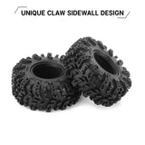 INJORA Swamp Claw 1.0" M/T Tires (4) (56mm/64mm)