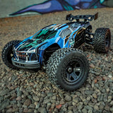 Redcat Valkyrie TR RC Offroad Truggy 1/10th Scale 4S Brushless Electric Truggy - Blue