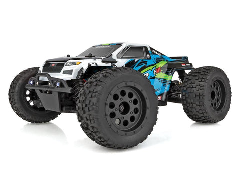 Team Associated Reflex 14MT 1/14 RTR 4WD Brushless Mini Monster Truck (Green/Blue) w/2.4GHz Radio