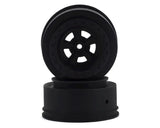 Team Associated DR10 Drag Racing 2.2 Rear Wheels (Black) (2) w/ 12mm Hex