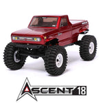 Redcat Ascent-18 1/18 Scale Brushed Electric Rock Crawler - Red