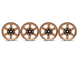 BoomRacing KRAIT 1.9 Aluminum Beadlock Wheels / XT606 Hubs - Bronze