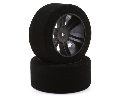 BSR Racing Drag Foam Tires (Black) (2) (32mm Wide/68mm Diameter) (30 Shore) w/12mm Hex