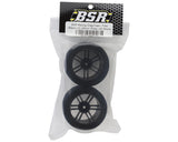 BSR Racing Drag Foam Tires (Black) (2) (45mm Wide) (20 Shore) w/12mm Hex