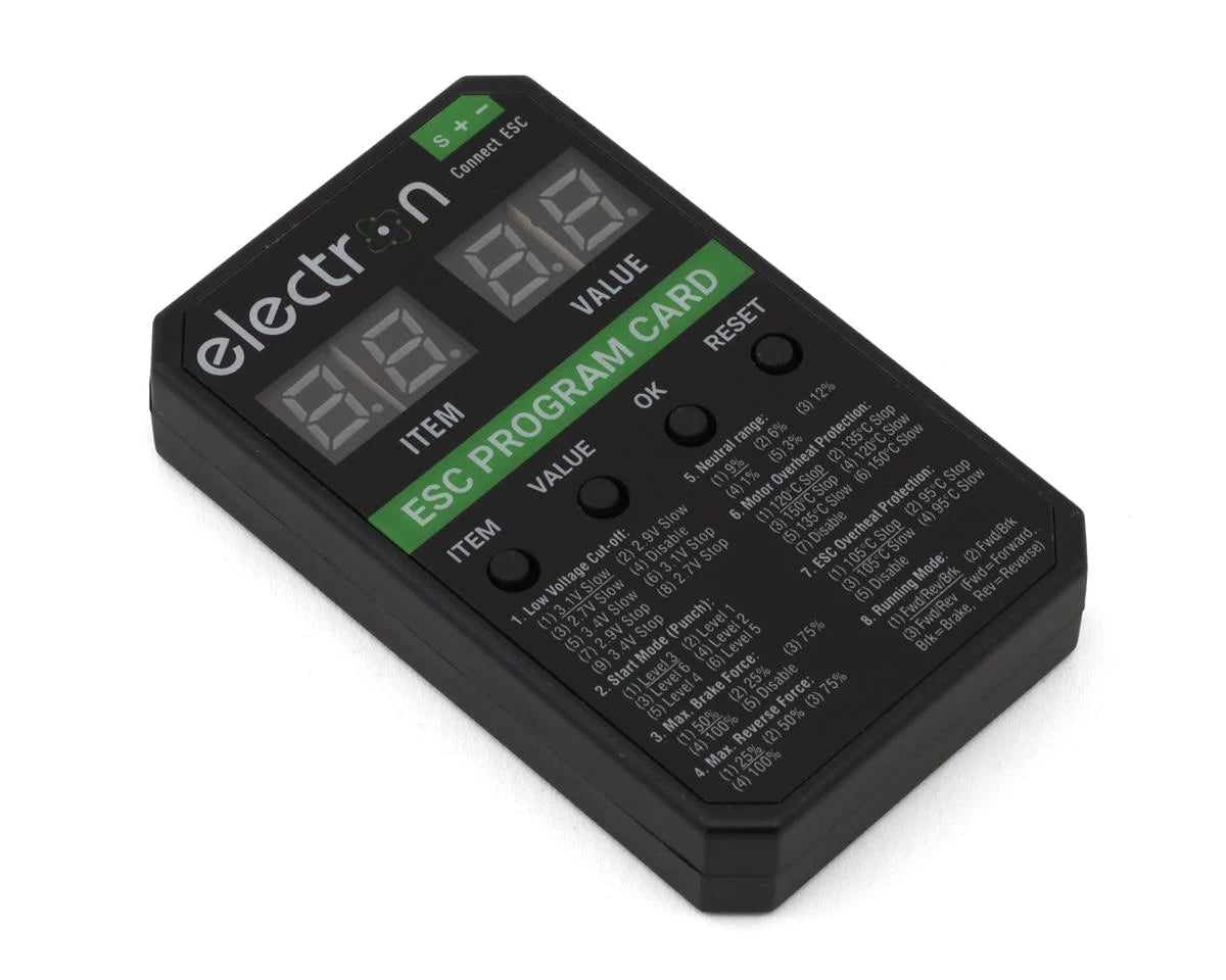 EcoPower Micro 24 ESC Program Card for ECP-8050 – Platinum Hobbies