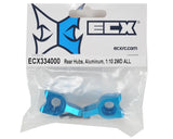 ECX Aluminum Rear Hub Set (Blue) - ECX334000