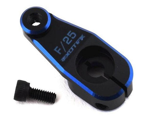 Exotek 1948 Aluminum AE HD Servo Horn (Black/Blue) (25T Futaba/Savox/ProTek)